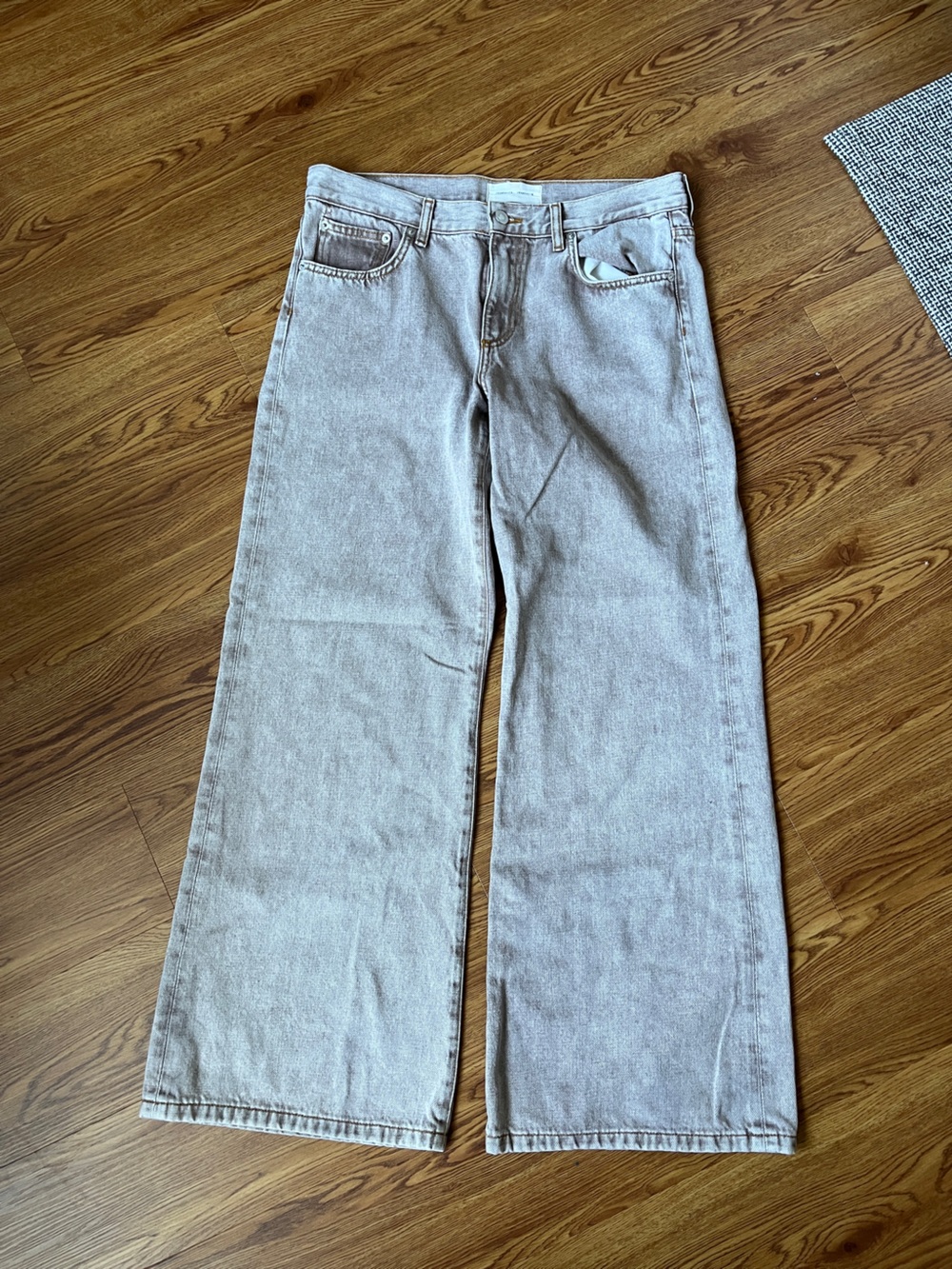 JEANERICA High Rise Wide Leg Jeans Clay 8 Weeks 28/32